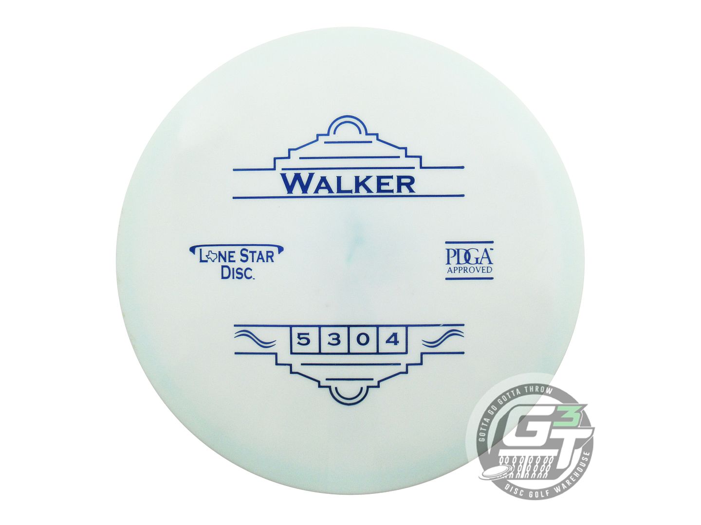 USED Lone Star Alpha Walker 174g Mint Blue Foil Midrange Golf Disc