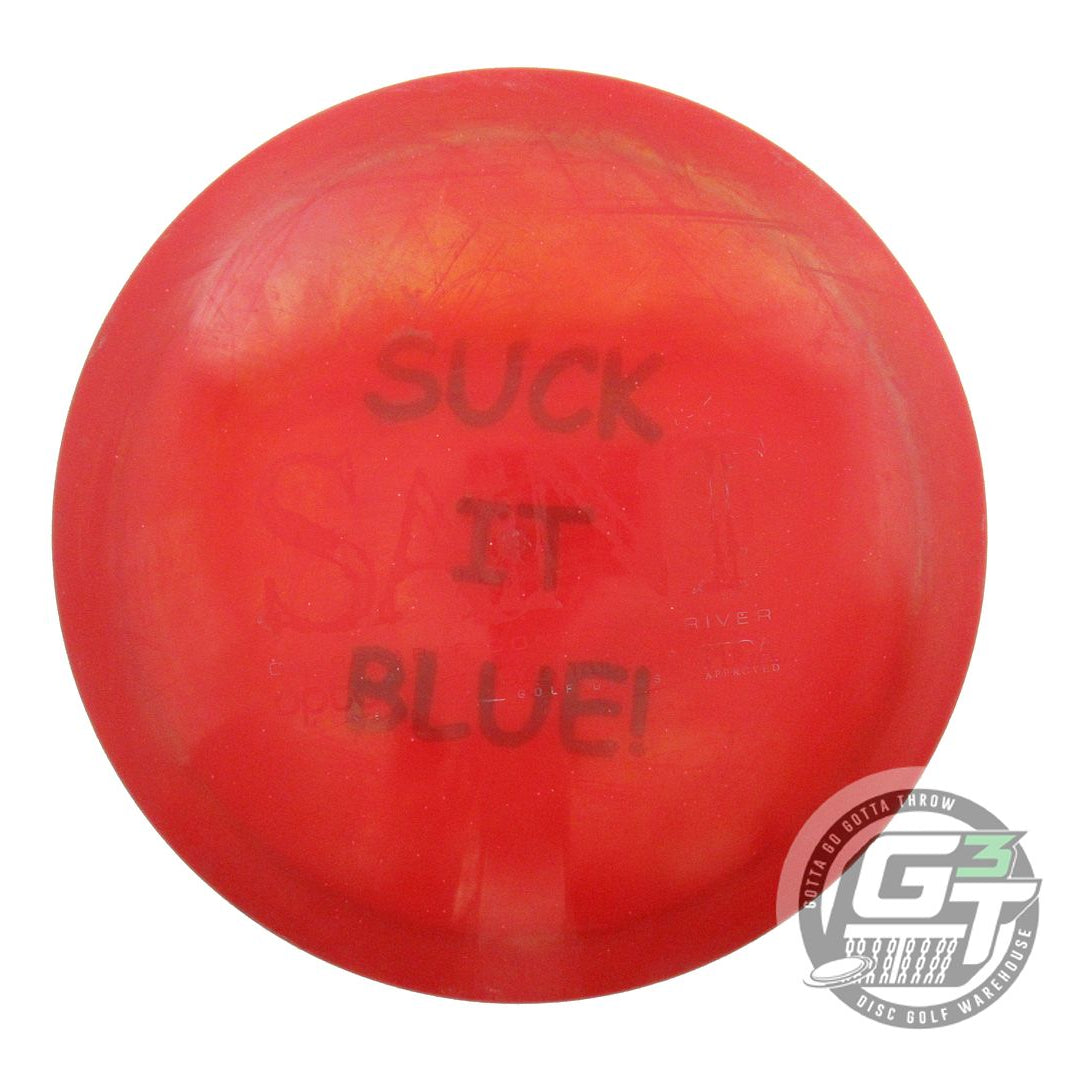 USED Latitude 64 Opto Saint 168g Red Wiped Stamp PFN Fairway Driver Golf Disc