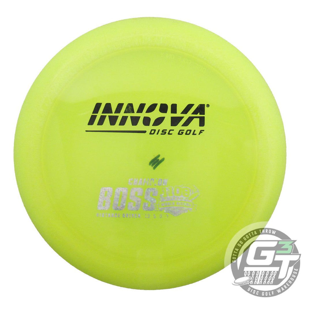 USED Innova Champion Boss 167g Yellow Black & Holo Star Distance Driver Disc