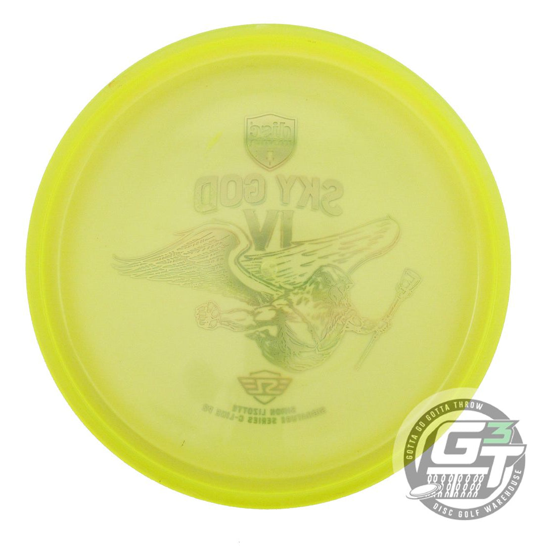 USED DiscMania SKY GOD 4 C-Line P2 176g Yellow Rainbow Foil Putter Golf Disc