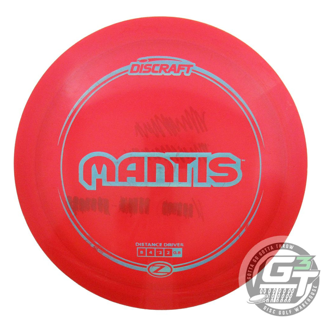 USED Discraft Z Mantis 177g Red Blue Holo Foil Fairway Driver Golf Disc