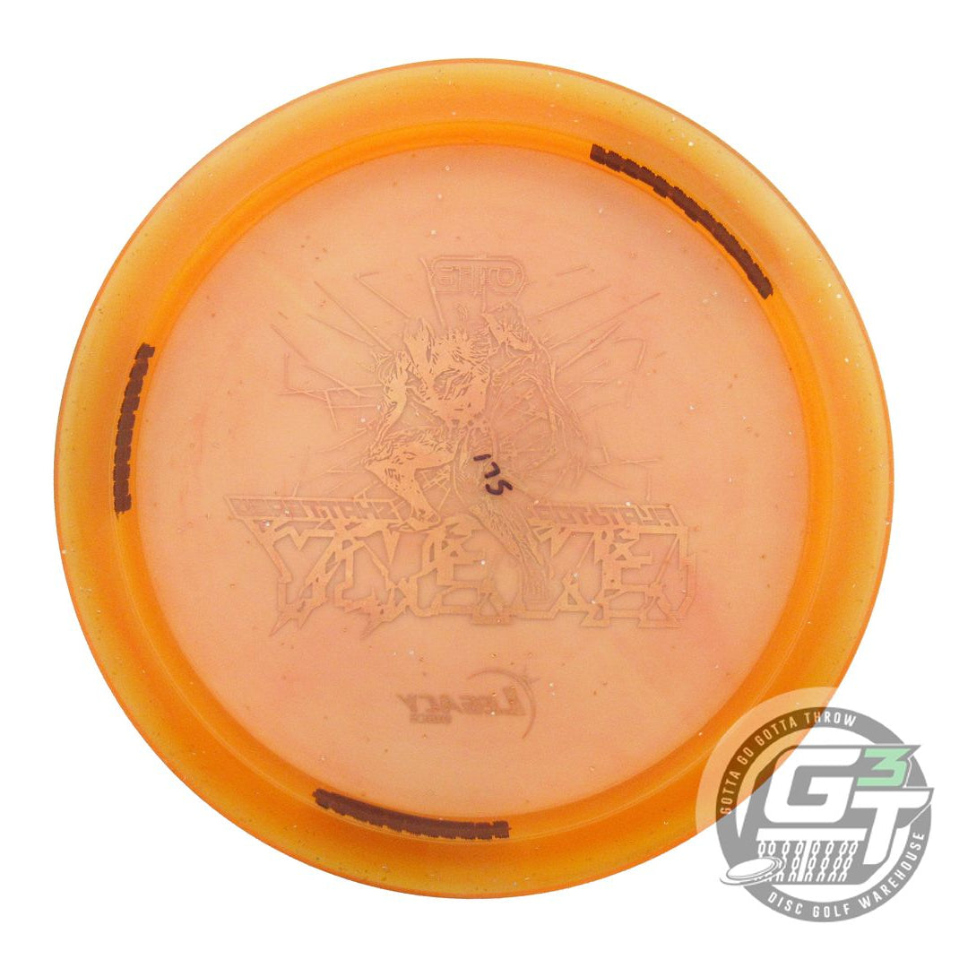 USED Legacy Discs Flat Top Shattered Enemy 175g Orange Fairway Driver Golf Disc