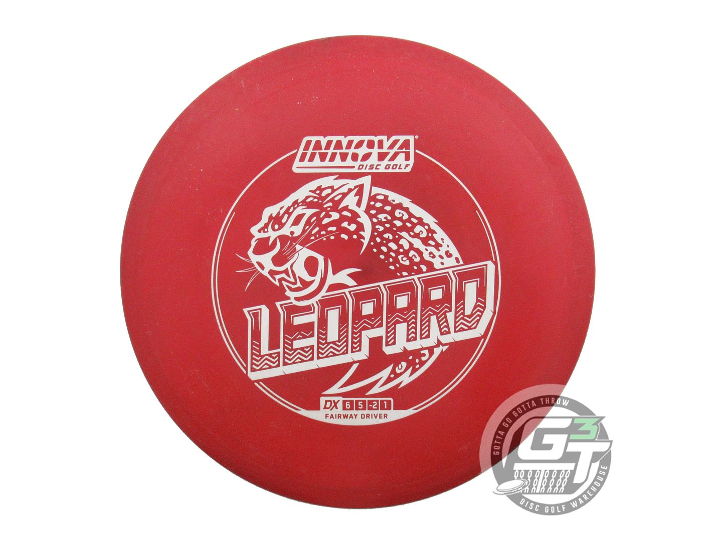 USED Innova DX Leopard 144g Red White Stamp Fairway Driver Golf Disc