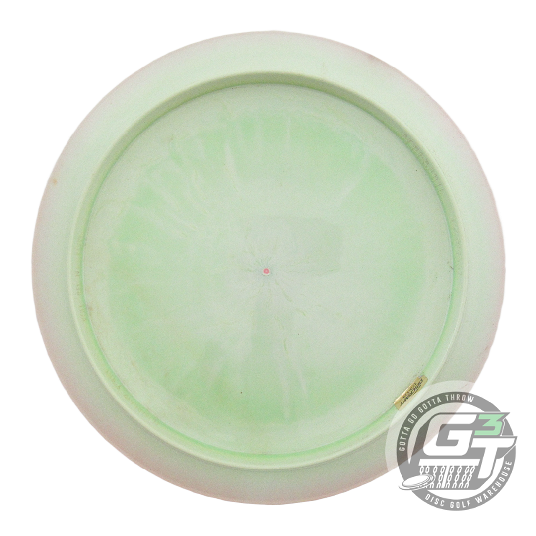 USED Discraft ESP Thrasher 175g Tan-Lime Blue Stamp Distance Driver Golf Disc