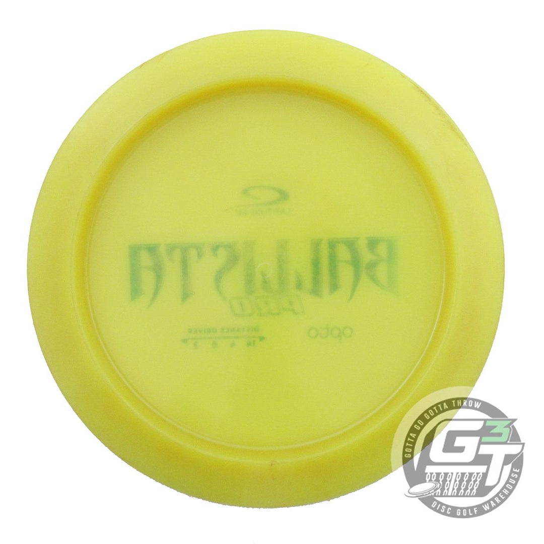 USED Latitude 64 Opto Ballista Pro 169g Yellow Teal Foil Distance Driver Disc