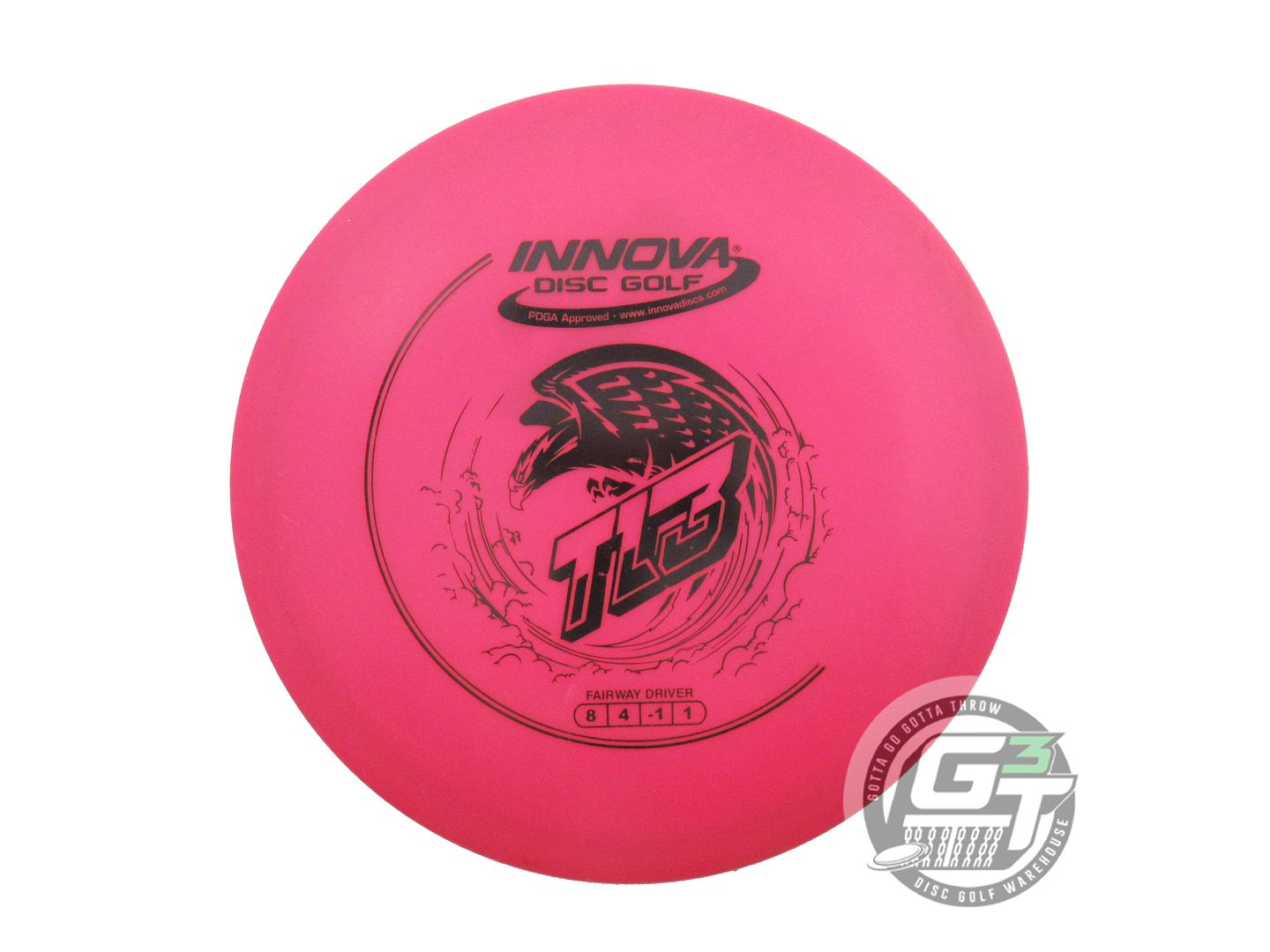 USED Innova DX TL3 140g Pink Black Stamp Fairway Driver Golf Disc