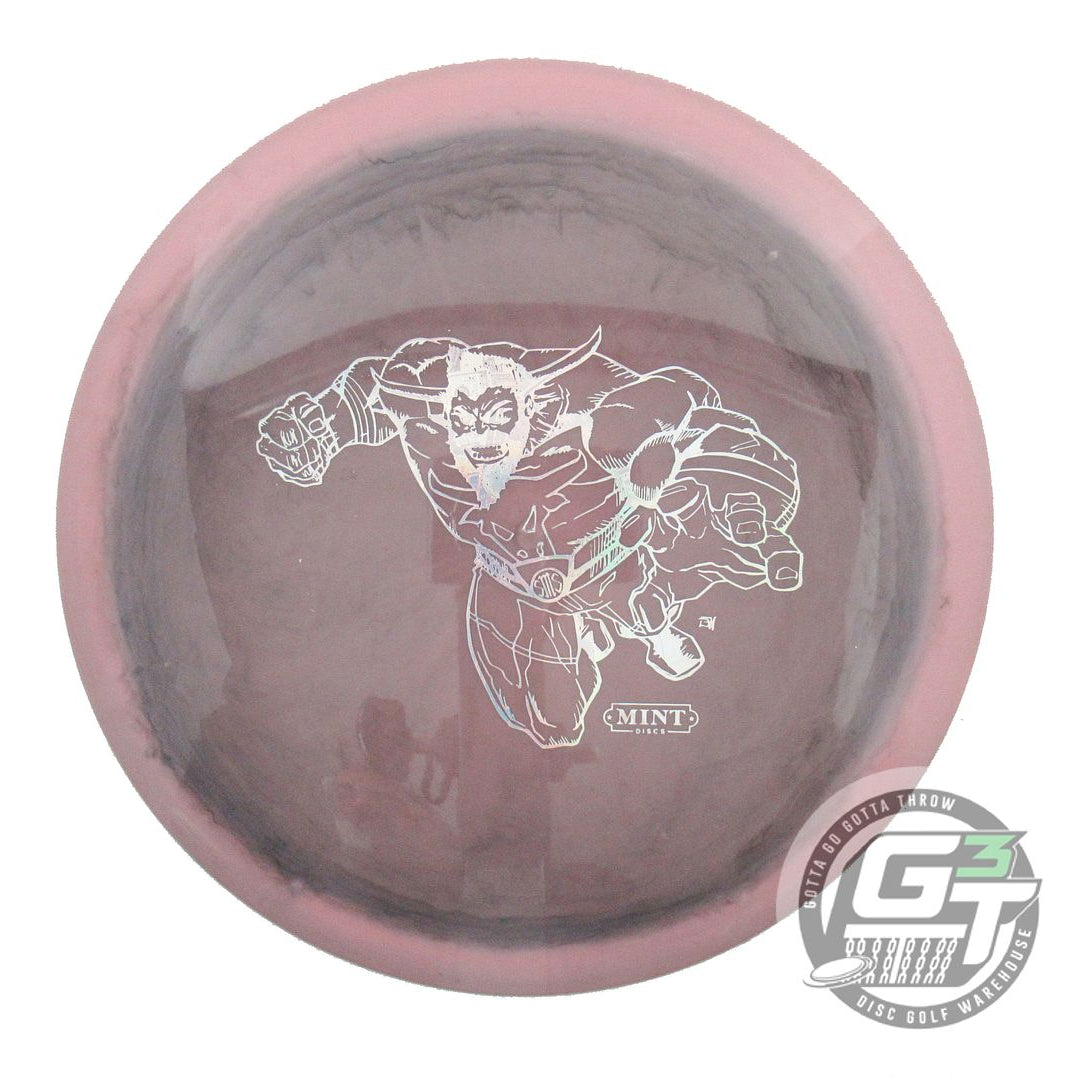 USED Mint Discs Swirly Apex Longhorn 175g Pink-Gray Money Foil Driver Golf Disc