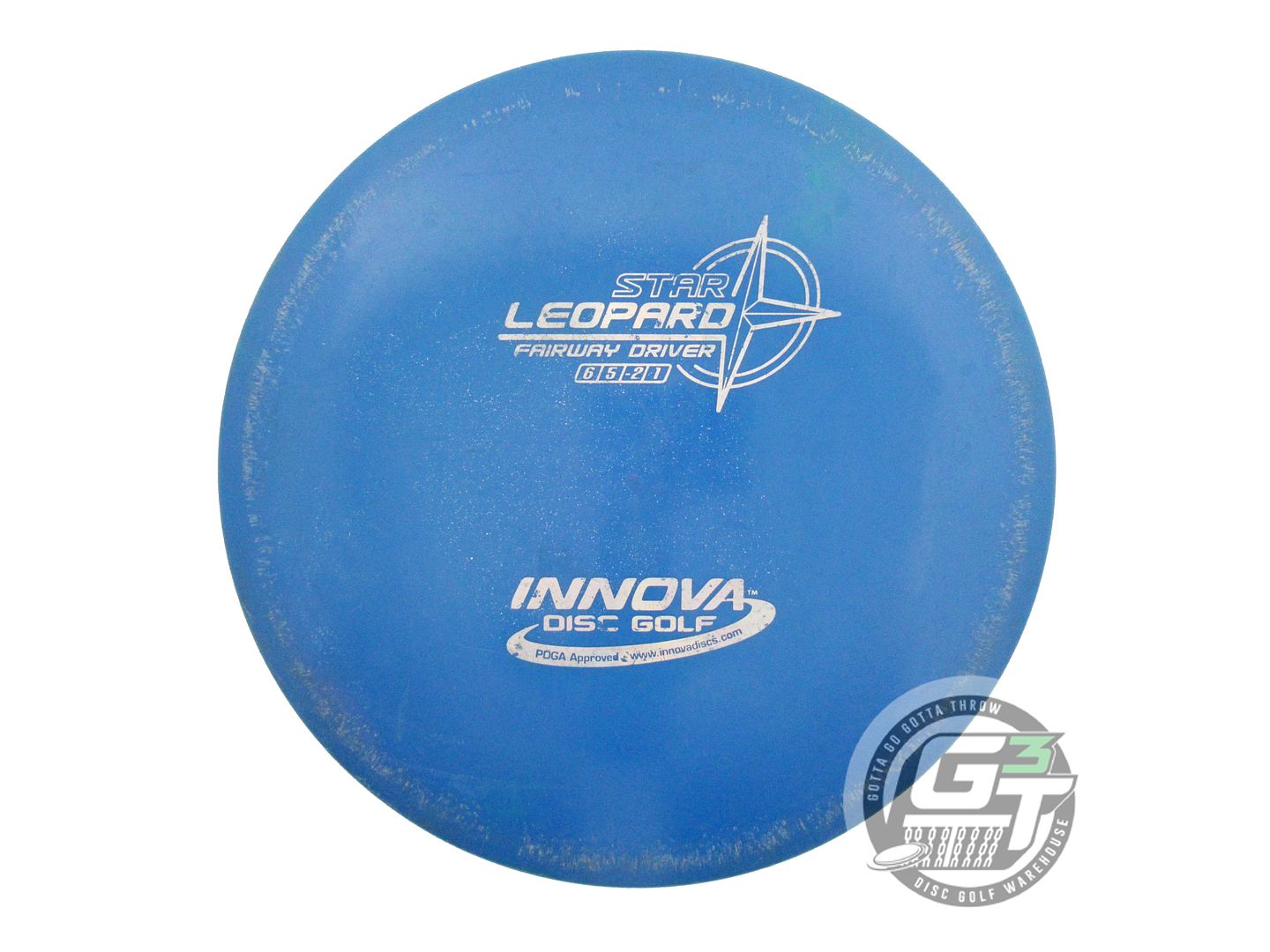 USED Innova Star Leopard 163g Blue Silver Prism Foil Fairway Driver Golf Disc