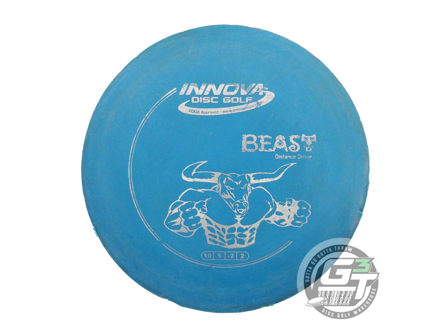 USED Innova DX Beast 169g Blue Silver Foil Distance Driver Golf Disc