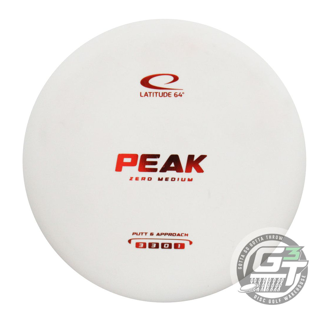 Latitude 64 Zero Line Medium Peak Putter Golf Disc (Individually Listed)
