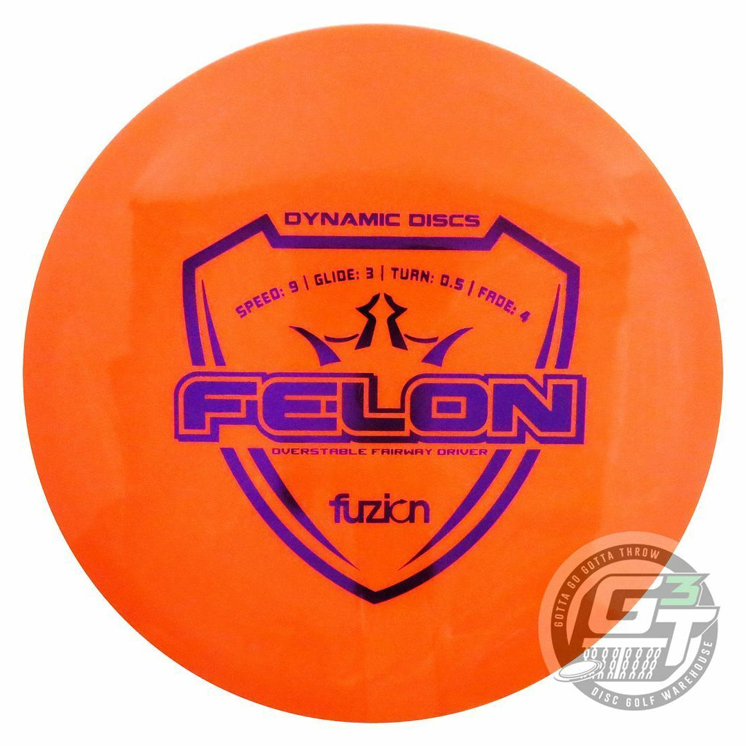 Dynamic Discs Fuzion Felon Fairway Driver Golf Disc (Individually Listed)