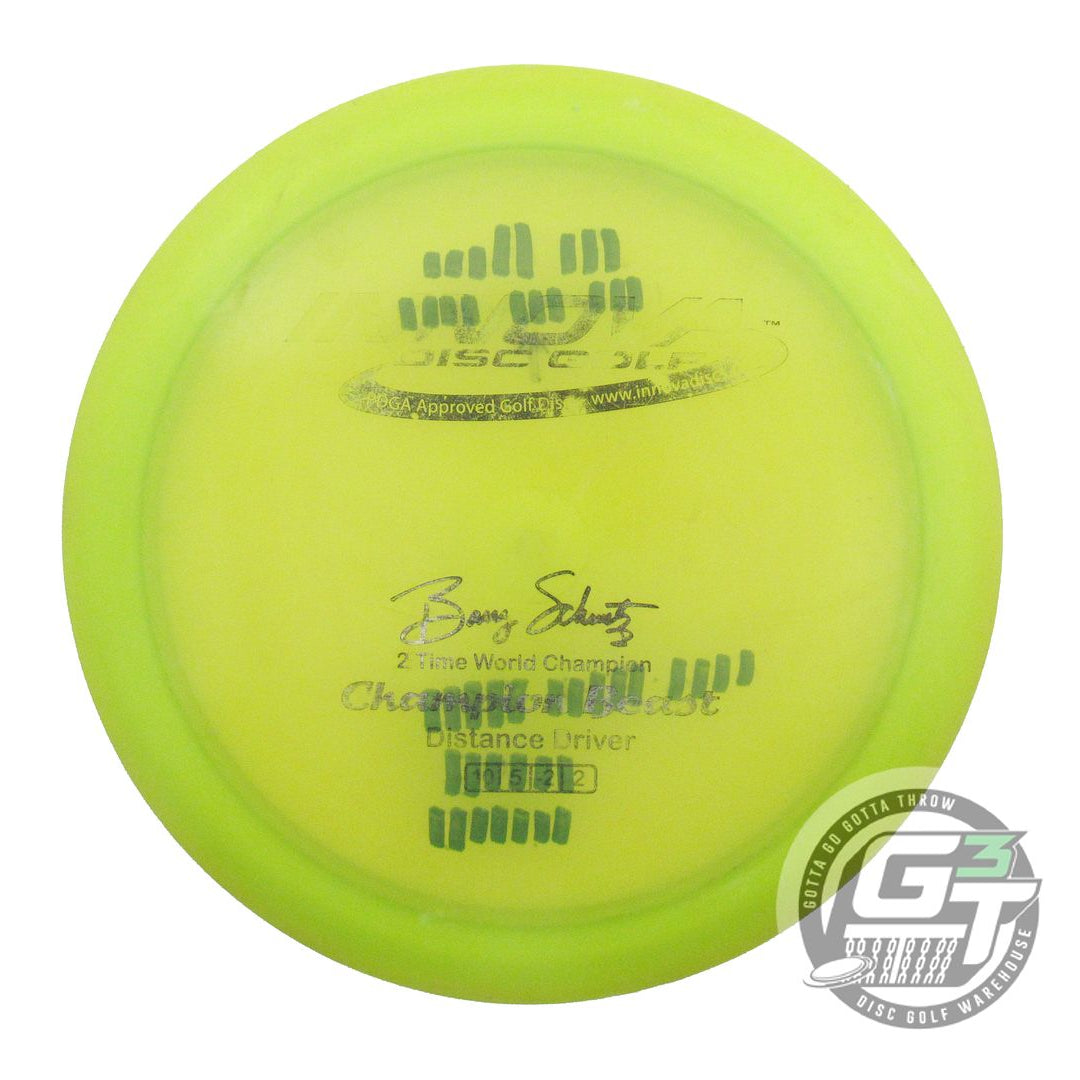 USED Innova Champion Beast 171g Lime Black Stamp Distance Driver Golf Disc