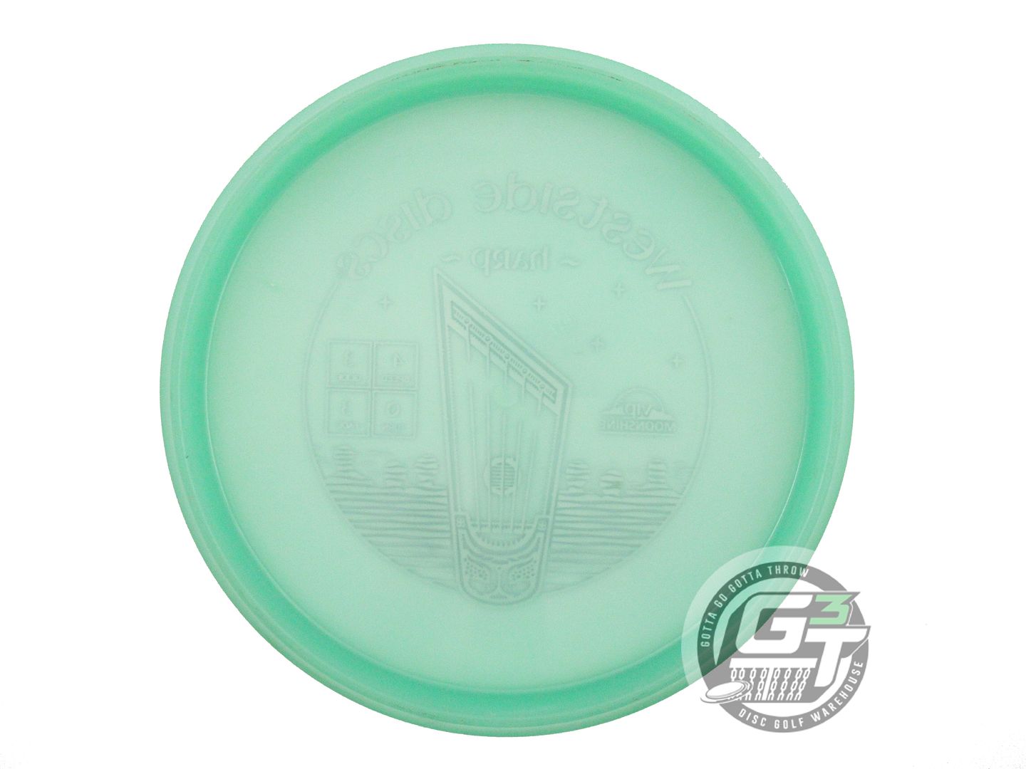 USED Westside Discs VIP Moonshine Harp 174g Seafoam Blue Foil Putter Golf Disc