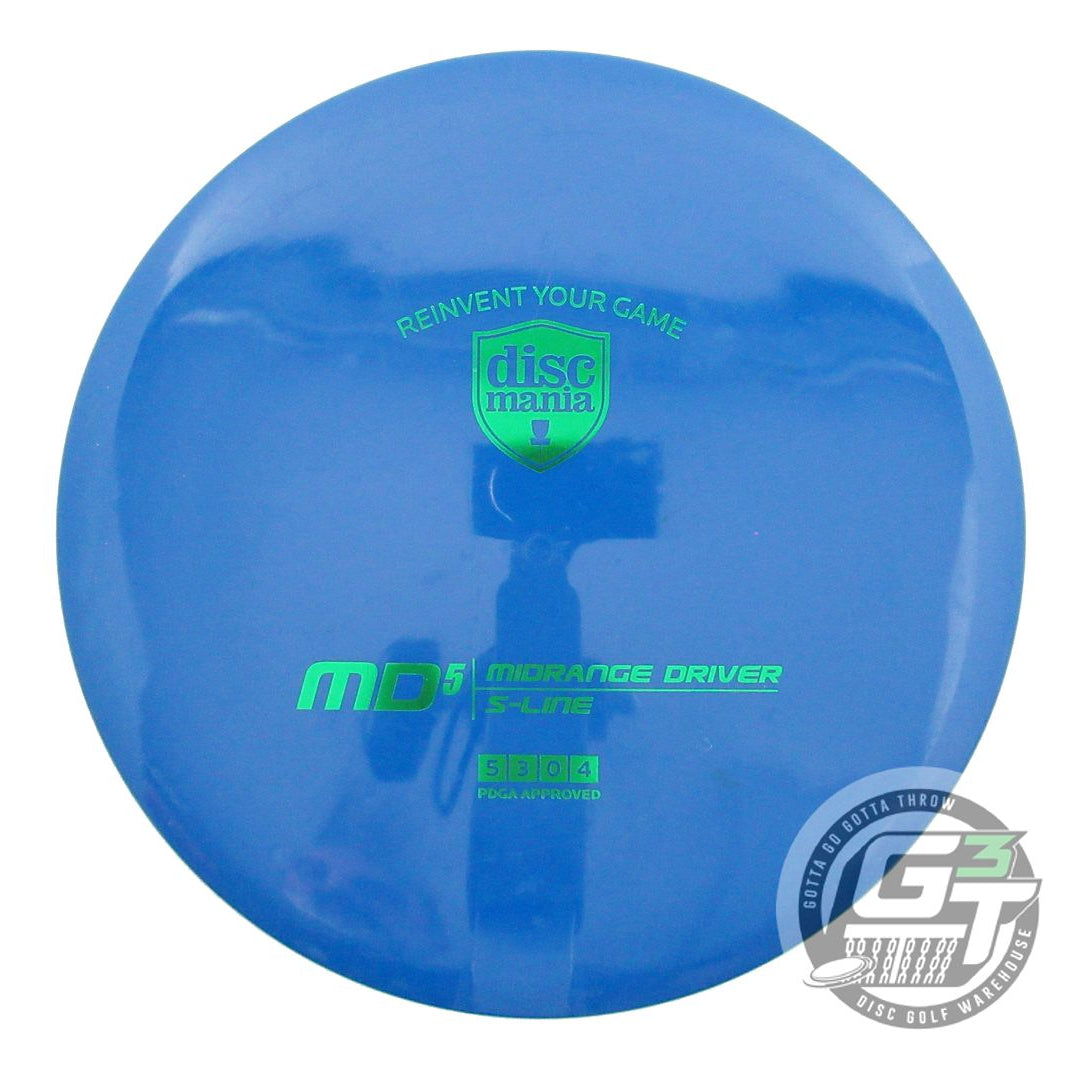 USED DiscMania S-Line MD5 173g Blue Green Foil Midrange Golf Disc