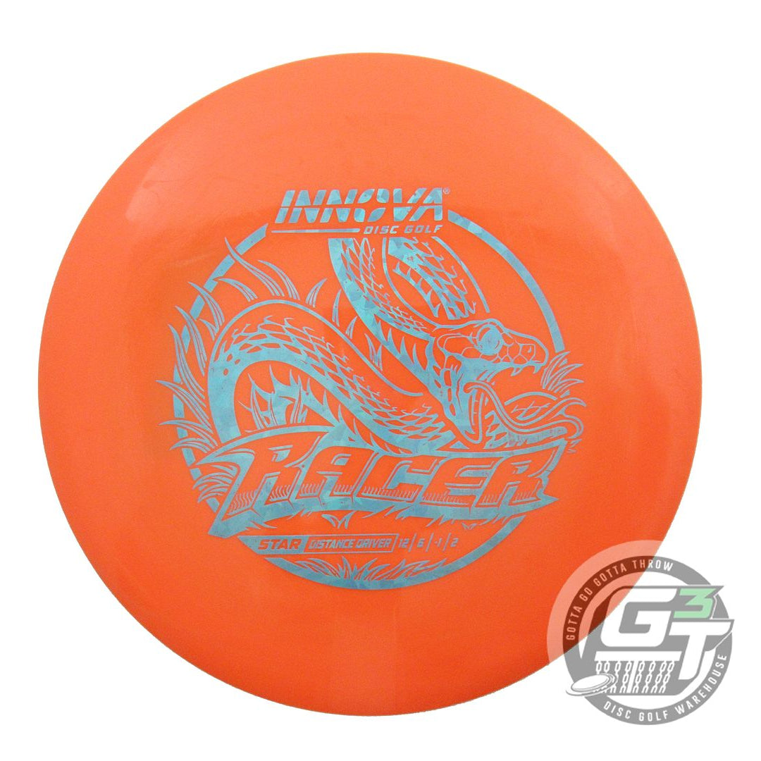 USED Innova Star Racer 175g Orange Teal Shatter Distance Driver Golf Disc