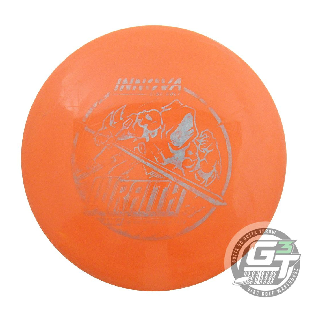 USED Innova Star Wraith 175g Orange Silver Foil Distance Driver Golf Disc