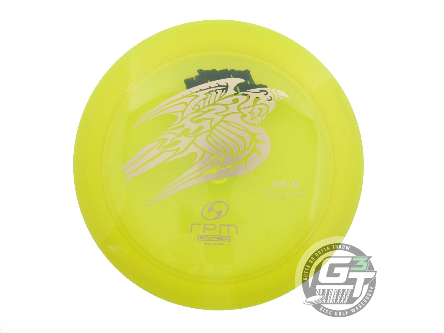 USED RPM Discs Cosmic XG Kahu 172g Yellow Silver Stamp Distance Driver Golf Disc