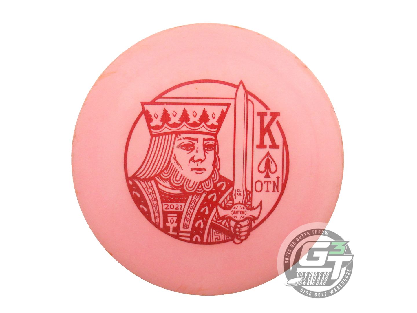 USED Innova Star Destroyer 176g Pink Red Shatter Foil Distance Driver Golf Disc