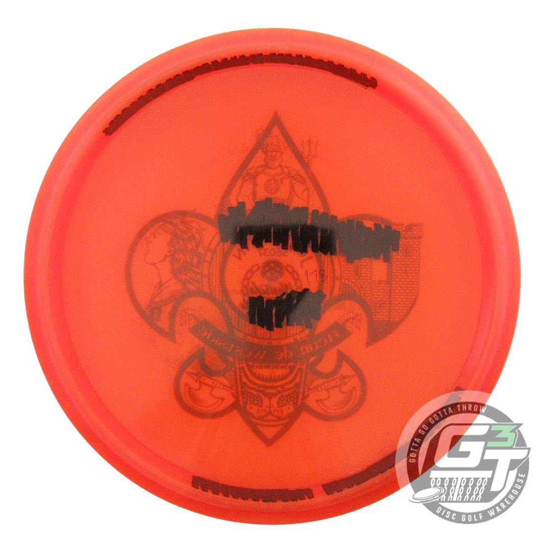 USED Westside Discs VIP Warship 177g Orange HOME DYED Midrange Golf Disc