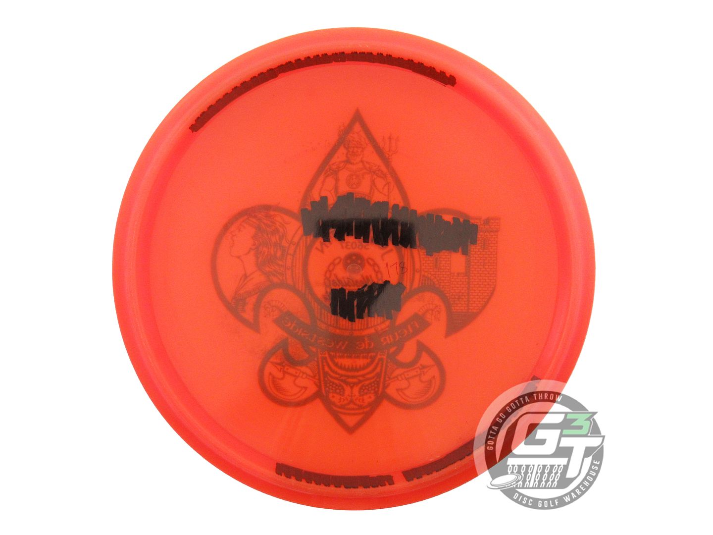 USED Westside Discs VIP Warship 177g Orange HOME DYED Midrange Golf Disc