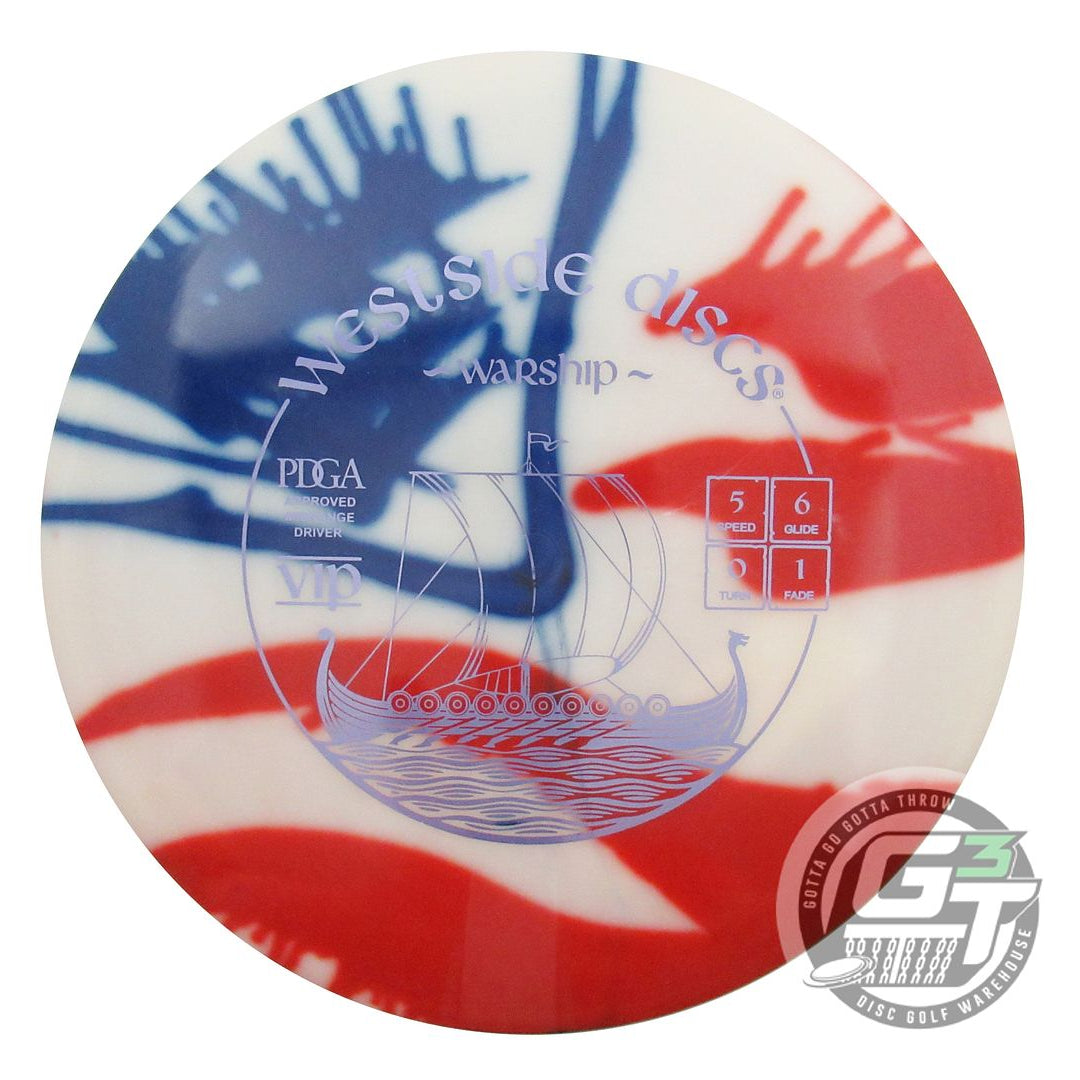Westside MyDye VIP Warship Midrange Golf Disc (Individually Listed)