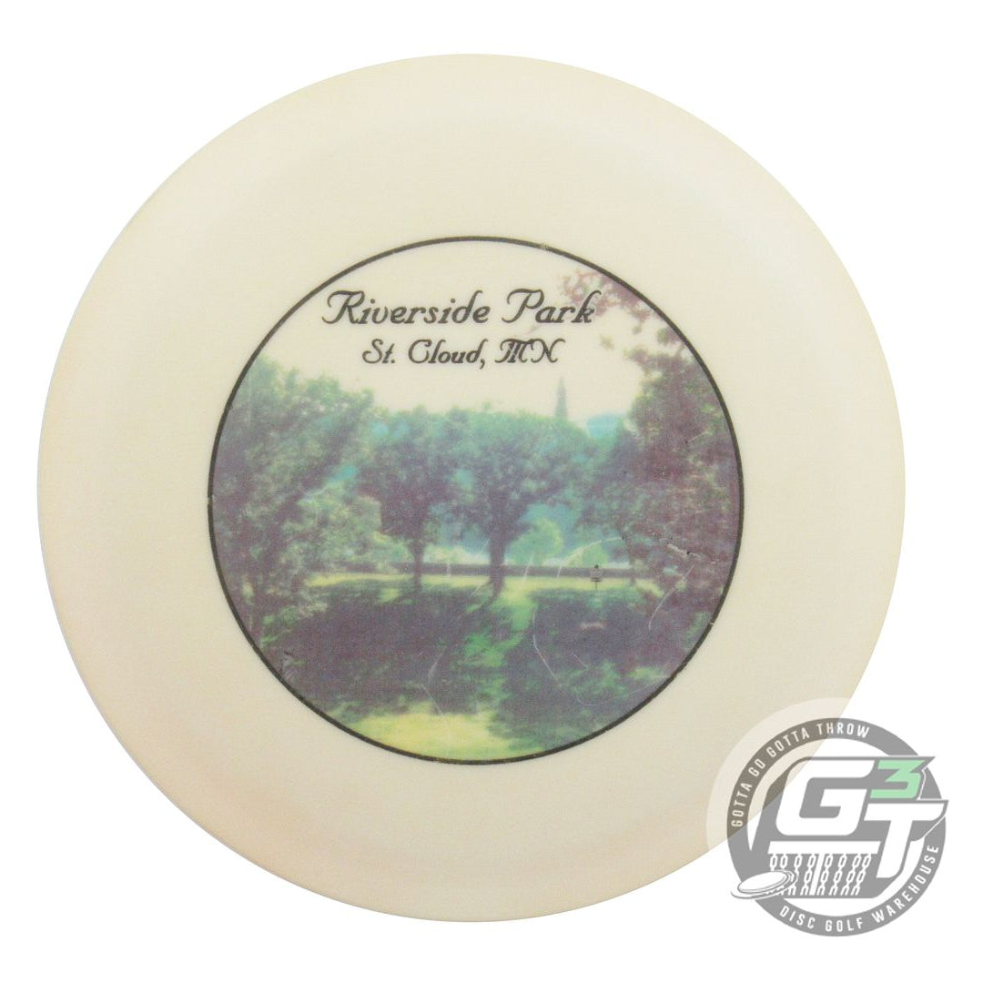 USED Discraft Elite X XS 167g Cream Rainbow Foil Distance Driver Golf Disc