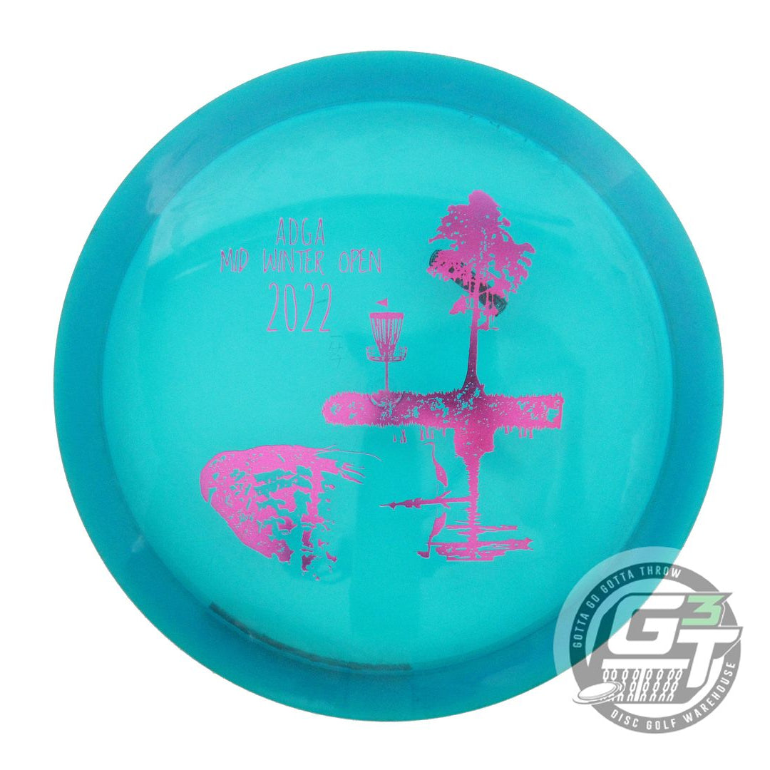 USED Dynamic Discs Lucid Maverick 176g Teal Magenta Foil Distance Driver Disc