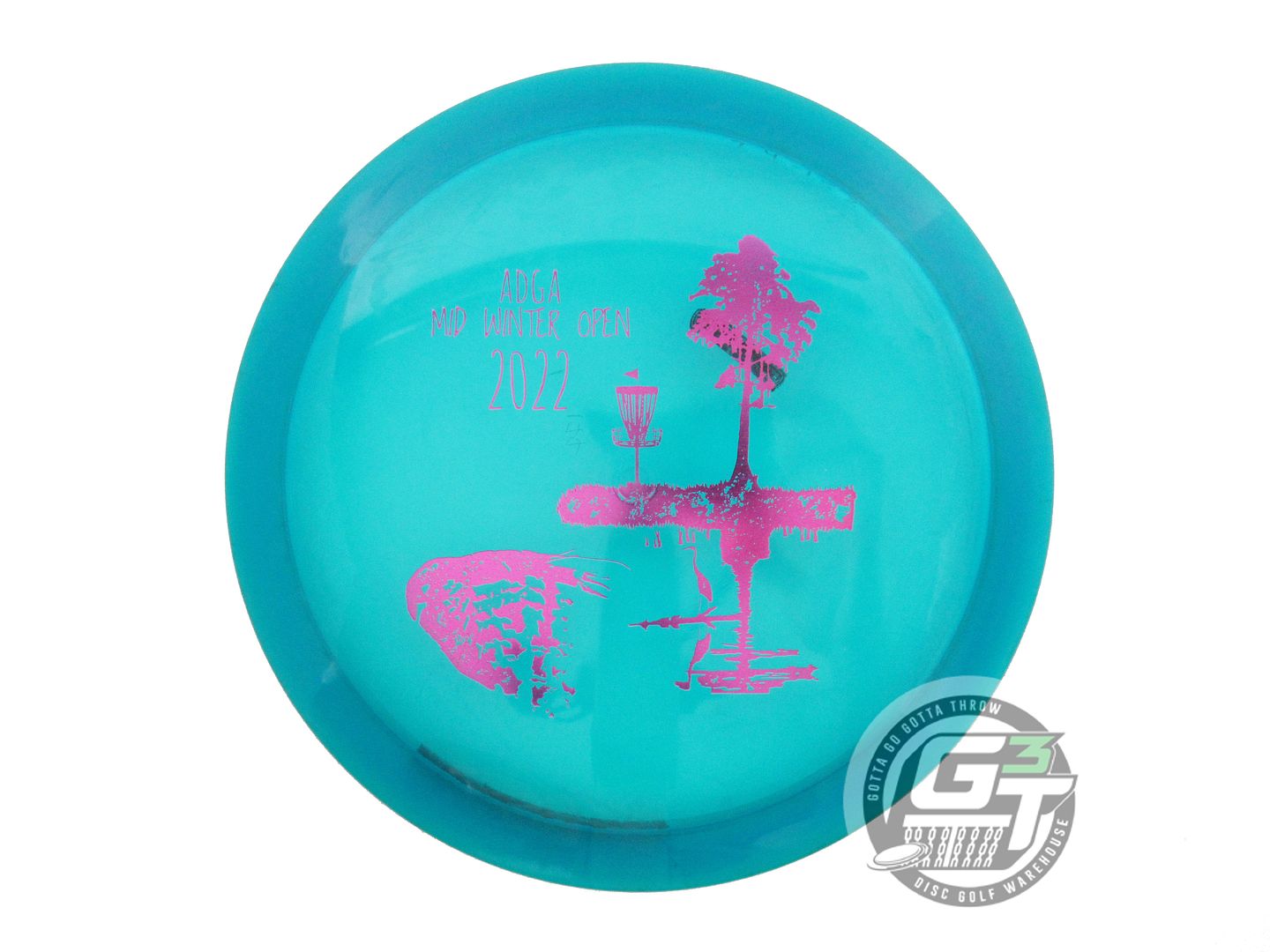 USED Dynamic Discs Lucid Maverick 176g Teal Magenta Foil Distance Driver Disc