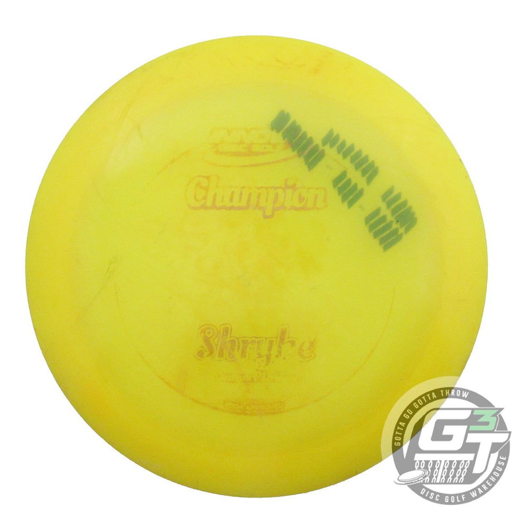 USED Innova Champion Shryke 174g Yellow Gold Glitter Foil Distance Driver Disc