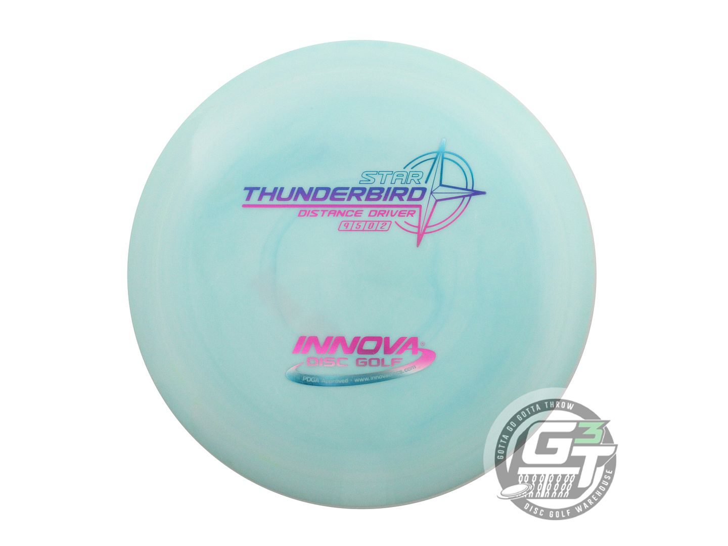 USED Innova Star Thunderbird 171g Mint Blue Miami Foil Distance Driver Golf Disc