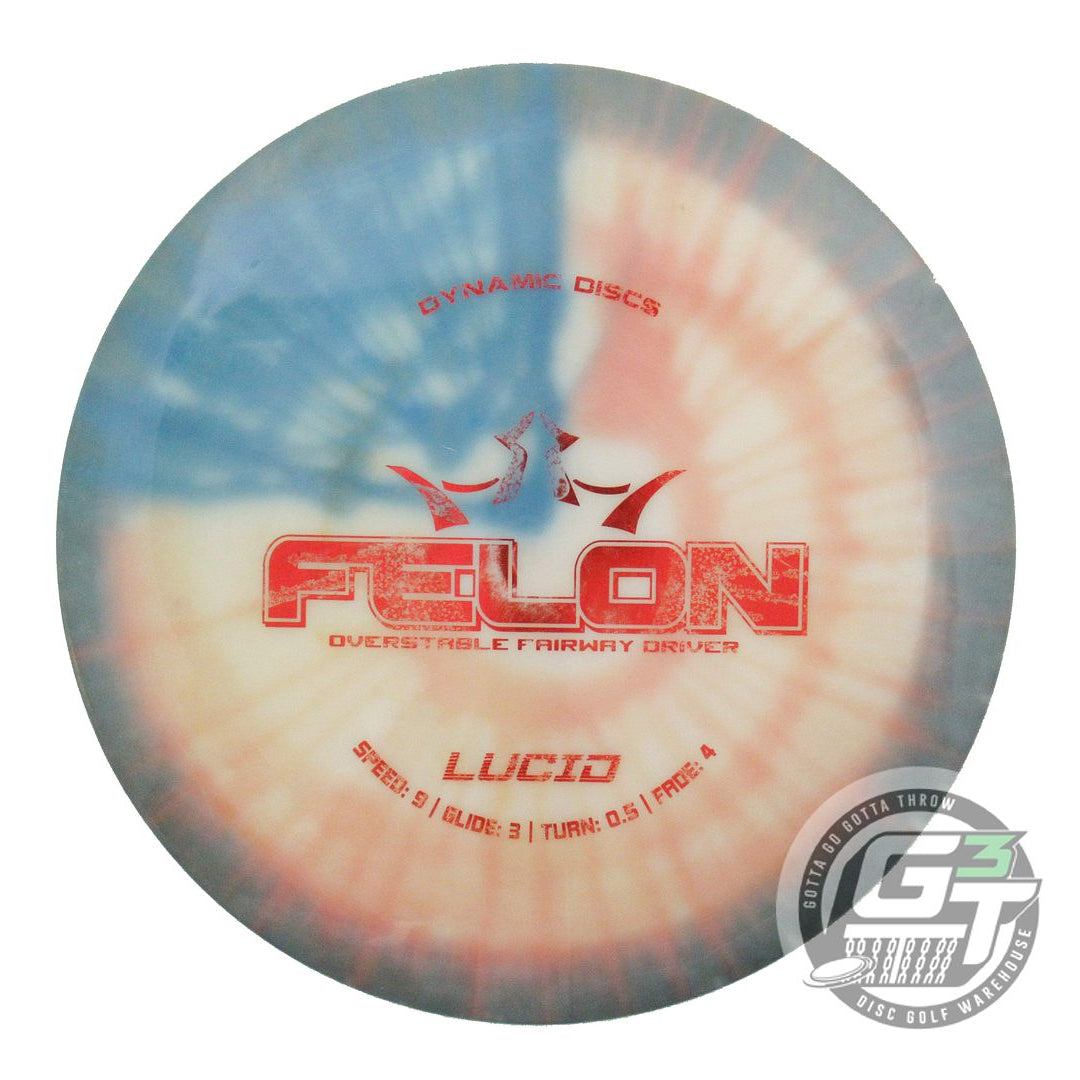 USED Dynamic Discs MyDye Lucid Felon 173g Flag Fairway Driver Golf Disc