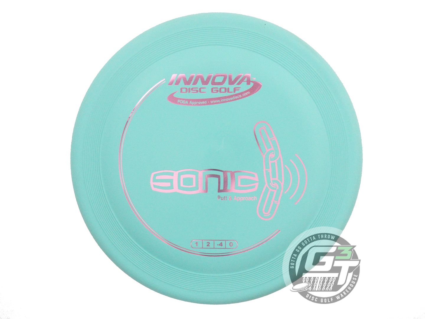 USED Innova DX Sonic 170g Seafoam Pink Foil Putter Golf Disc