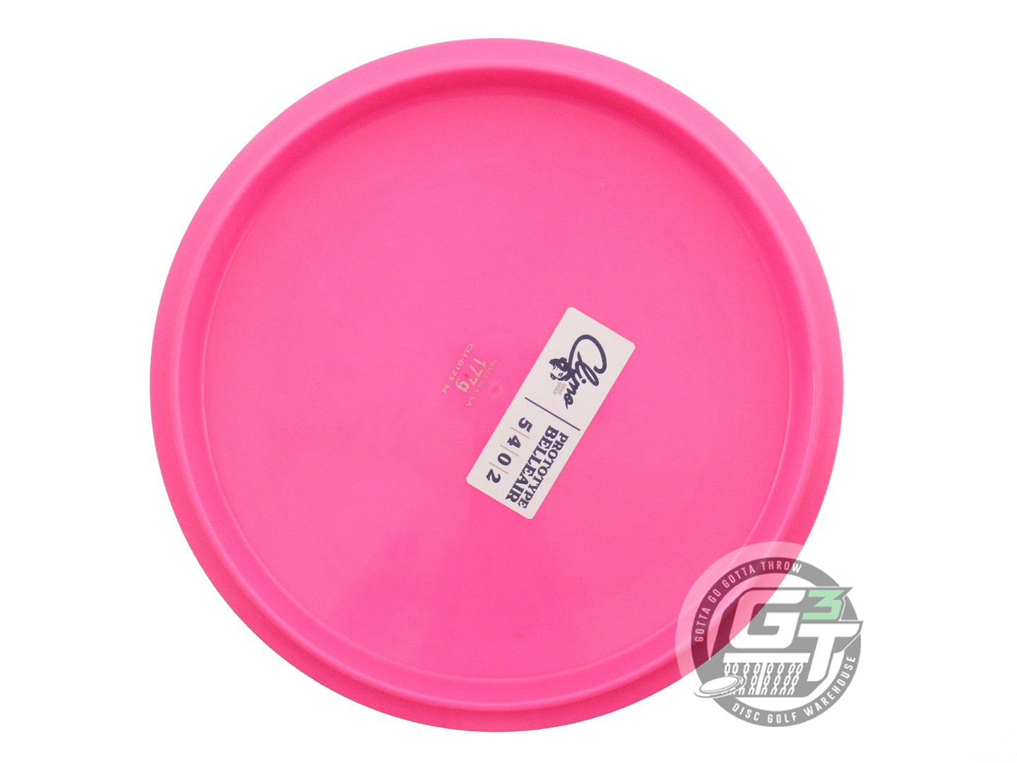 NOS Climo PROTOTYPE Major Line Belleair 177g Pink Midrange Golf Disc