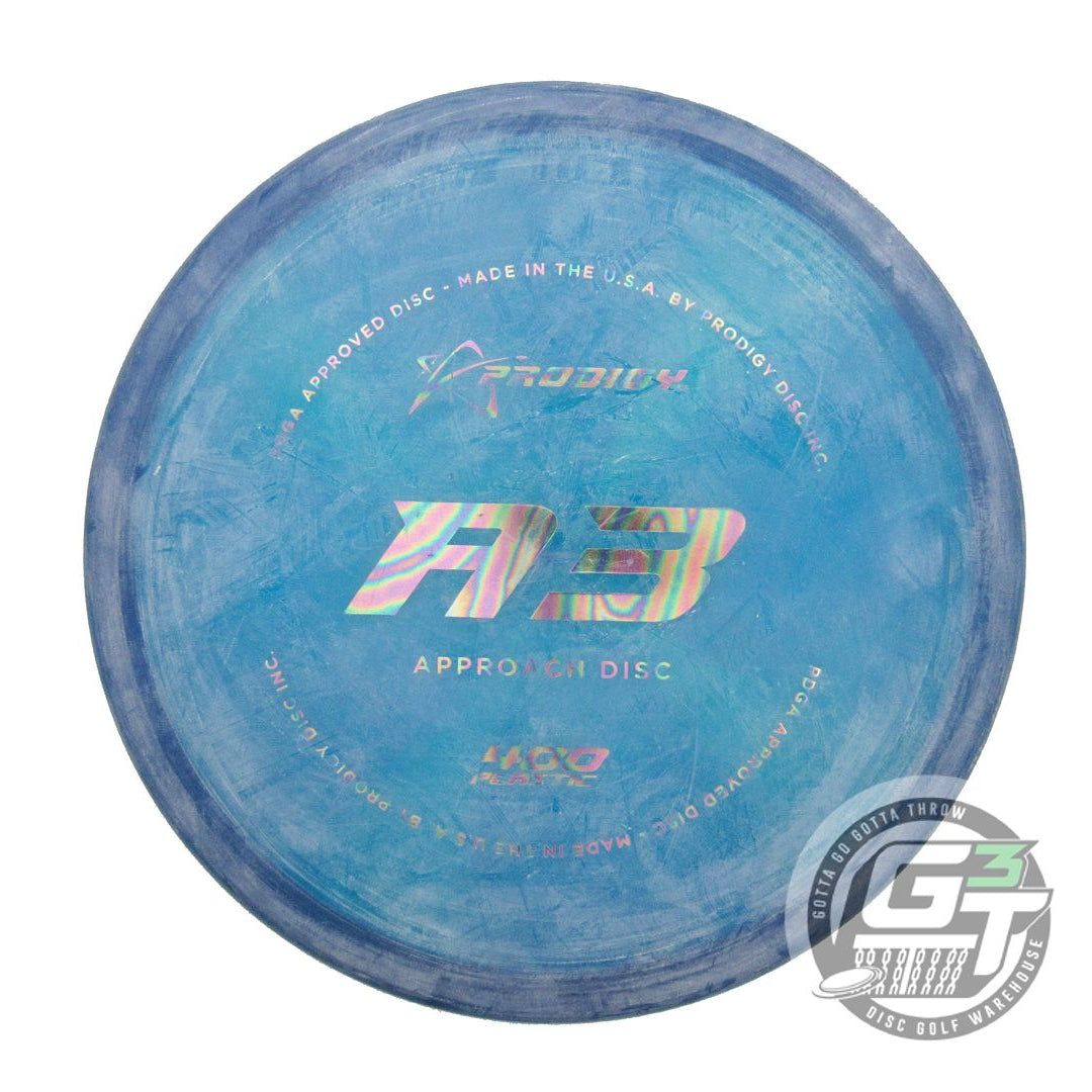 USED Prodigy Discs 400 A3 172g Blue Oil Slick Foil CHALKY Midrange Golf Disc