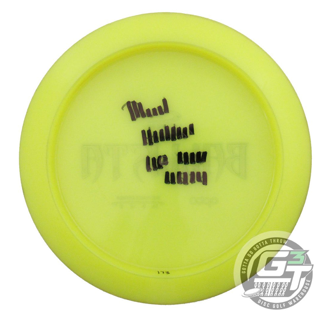 USED Latitude 64 Opto Ballista 173g Yellow Black Stamp Distance Driver Golf Disc
