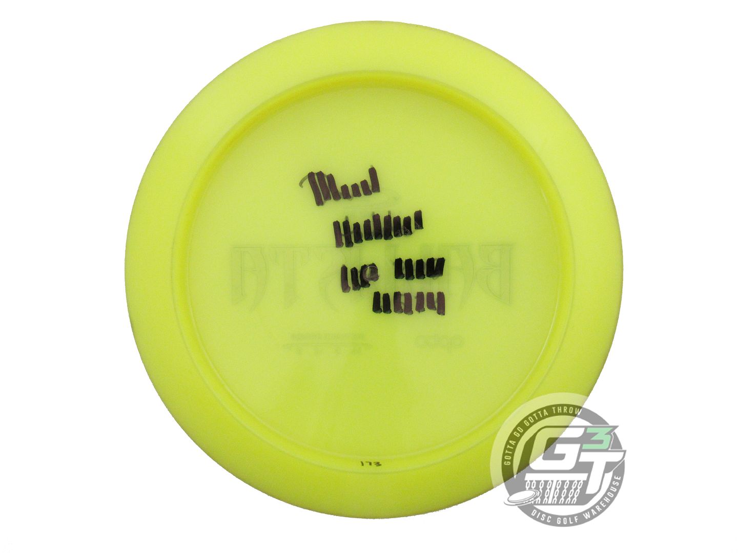 USED Latitude 64 Opto Ballista 173g Yellow Black Stamp Distance Driver Golf Disc
