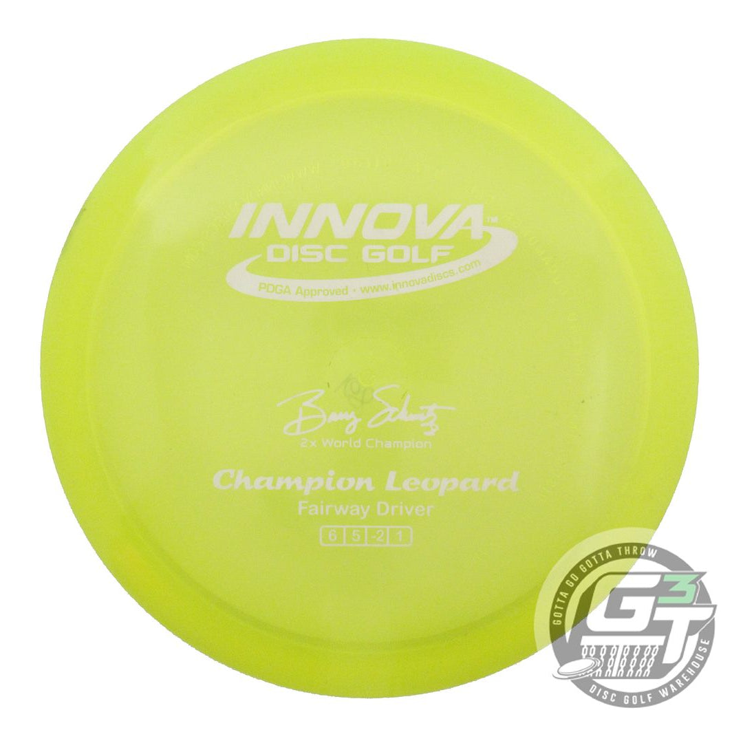 USED Innova Champion Leopard 168g Yellow White Stamp Fairway Driver Golf Disc