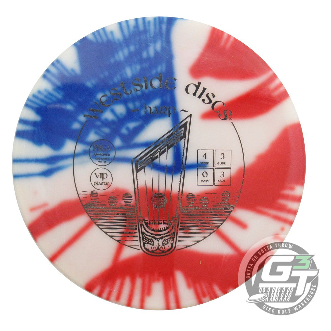 USED Westside Discs MyDye VIP Harp 176g Flag Putter Golf Disc
