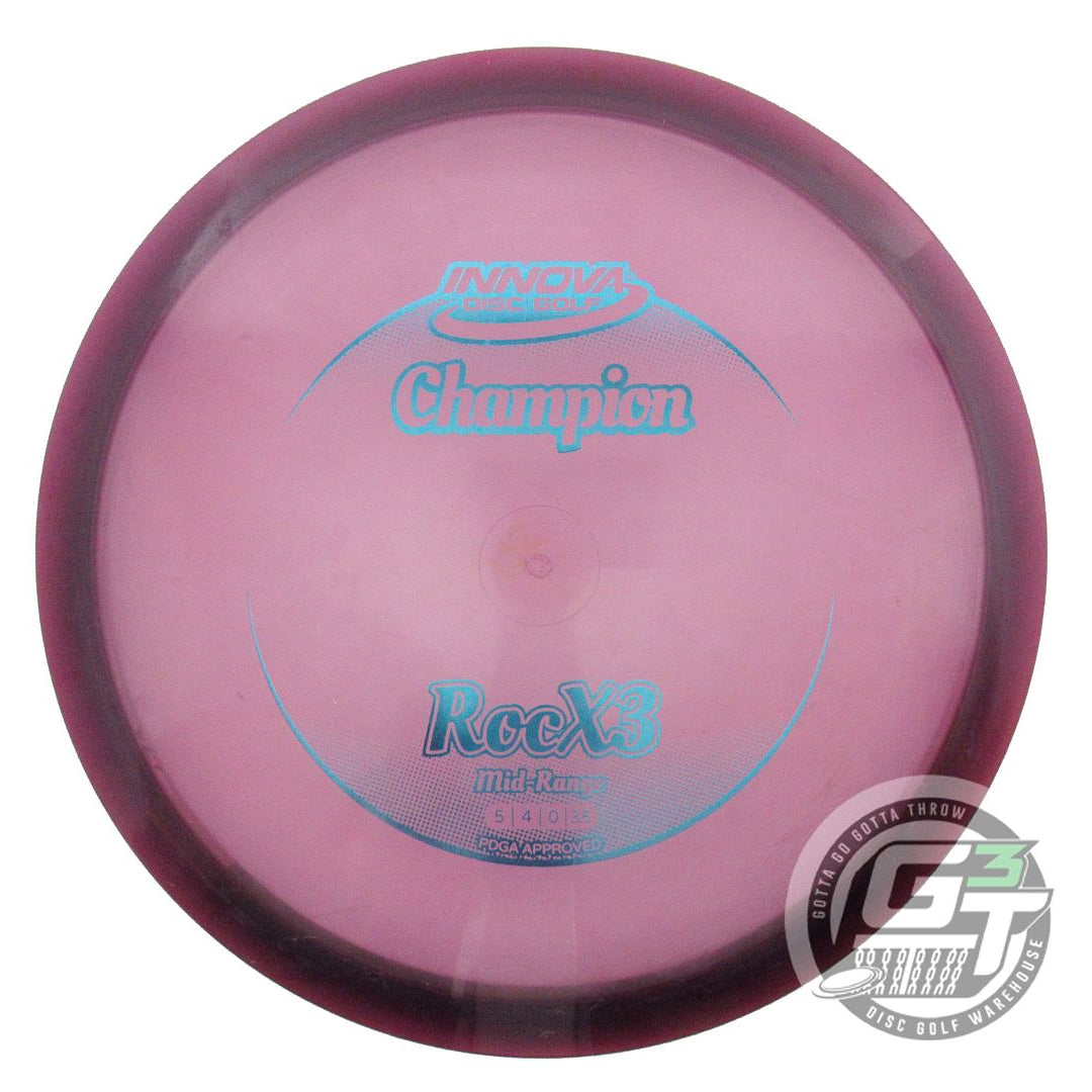 USED Innova Champion RocX3 178g Purple Blue Foil Midrange Golf Disc