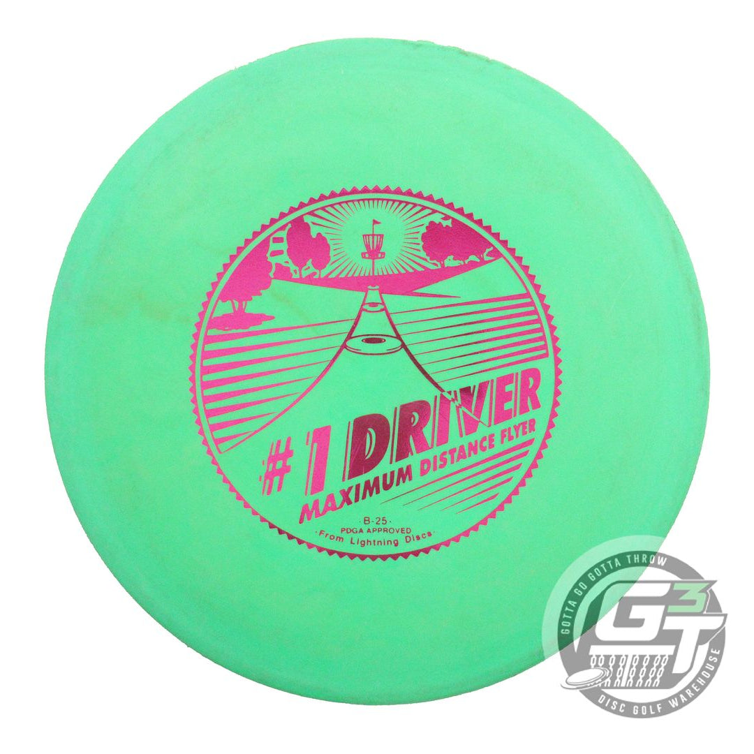 USED Lightning Standard #1 Driver 170g Green Magenta Foil Fairway Driver Disc