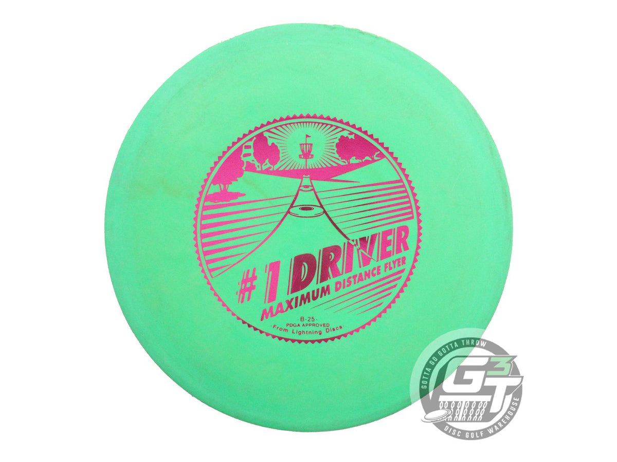 USED Lightning Standard #1 Driver 170g Green Magenta Foil Fairway Driver Disc
