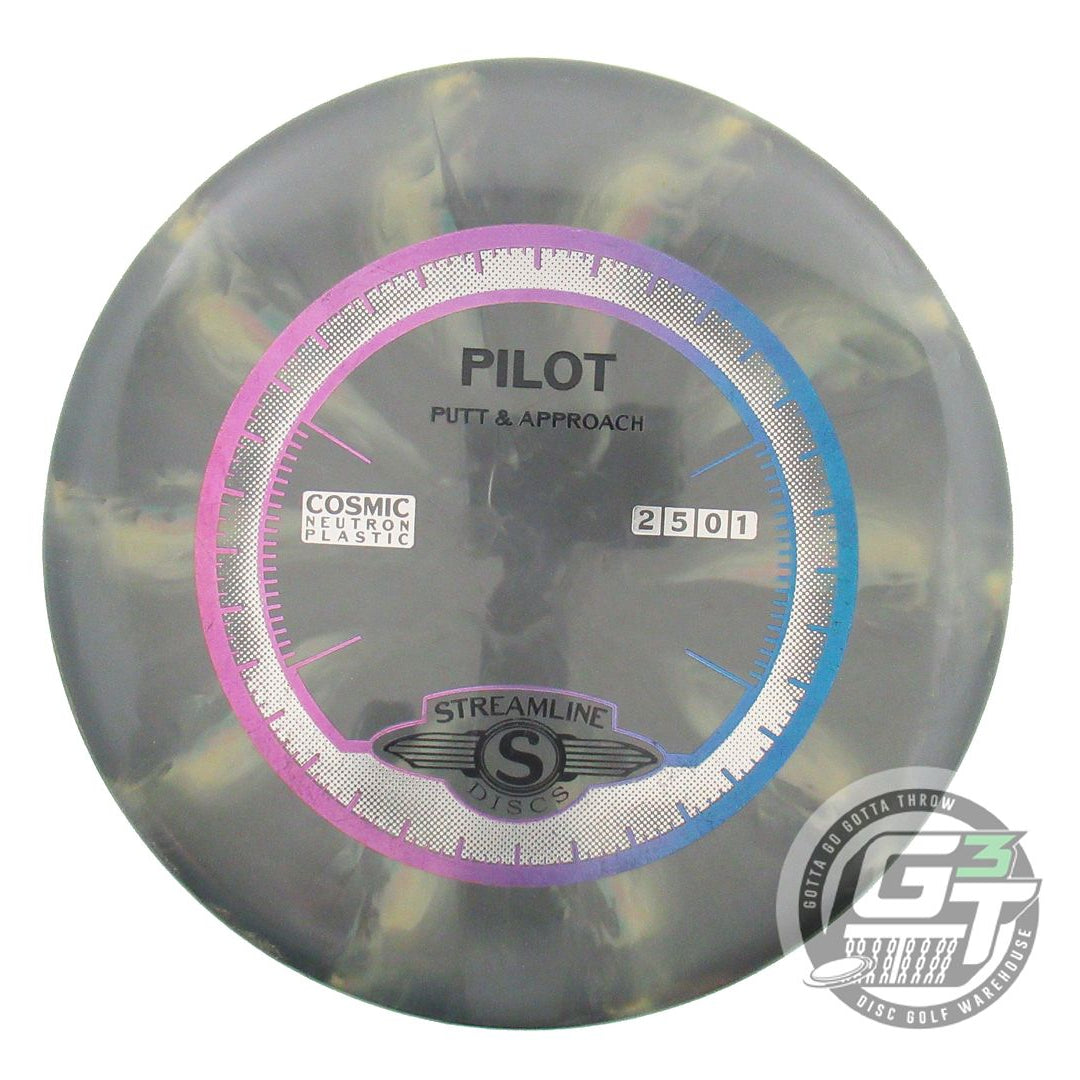 USED Streamline Discs Cosmic Neutron Pilot 174g Gray-Peach Putter Golf Disc