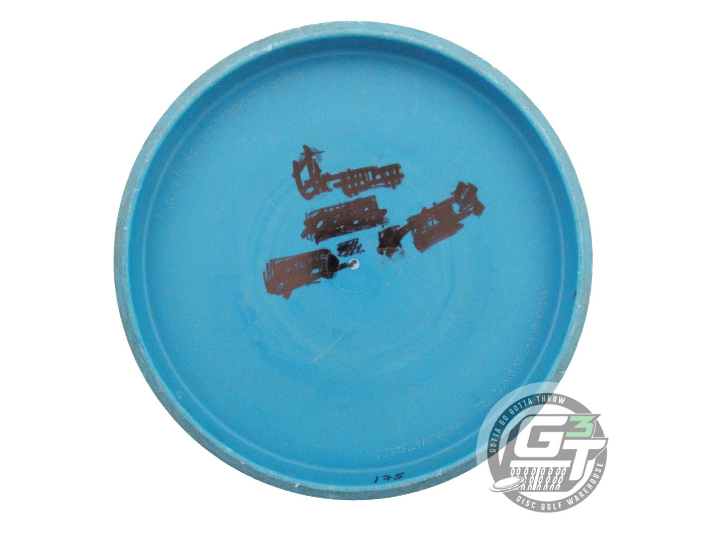 USED Innova DX Aviar3 175g Blue Black Stamp Putter Golf Disc