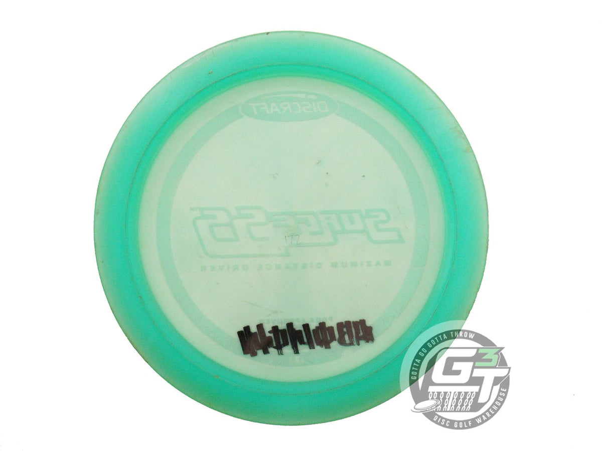 USED Discraft Z Surge SS 172g Seafoam White Stamp PFN Distance Driver Golf Disc