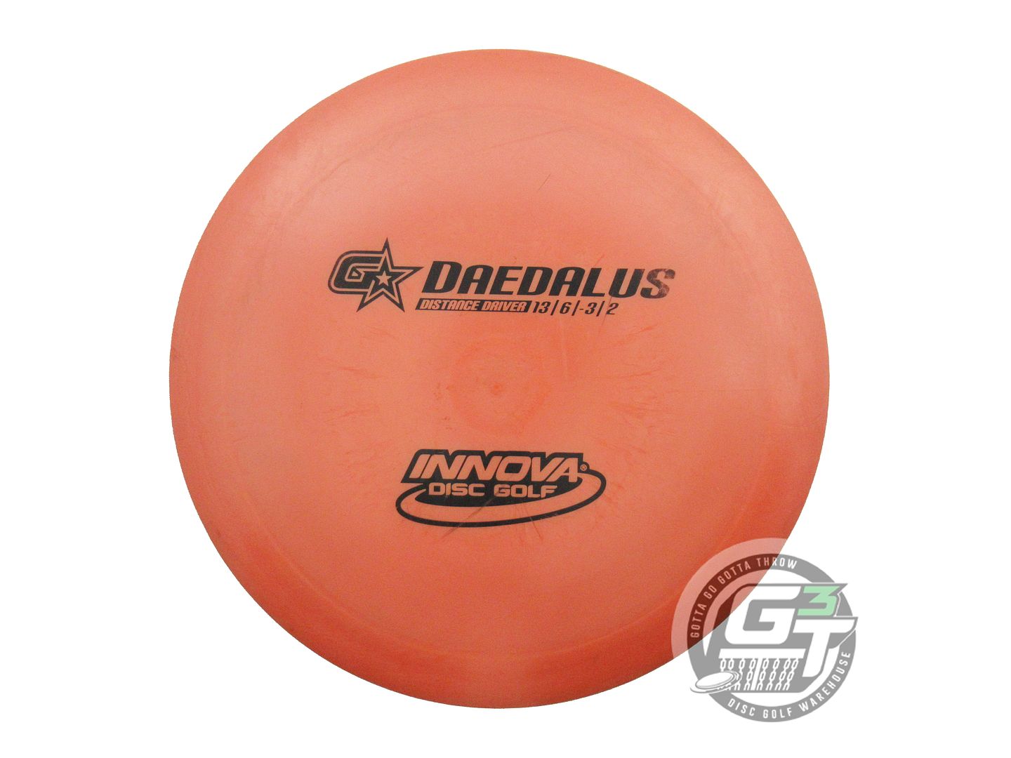 USED Innova GStar Daedalus 168g Orange Black Stamp Distance Driver Golf Disc