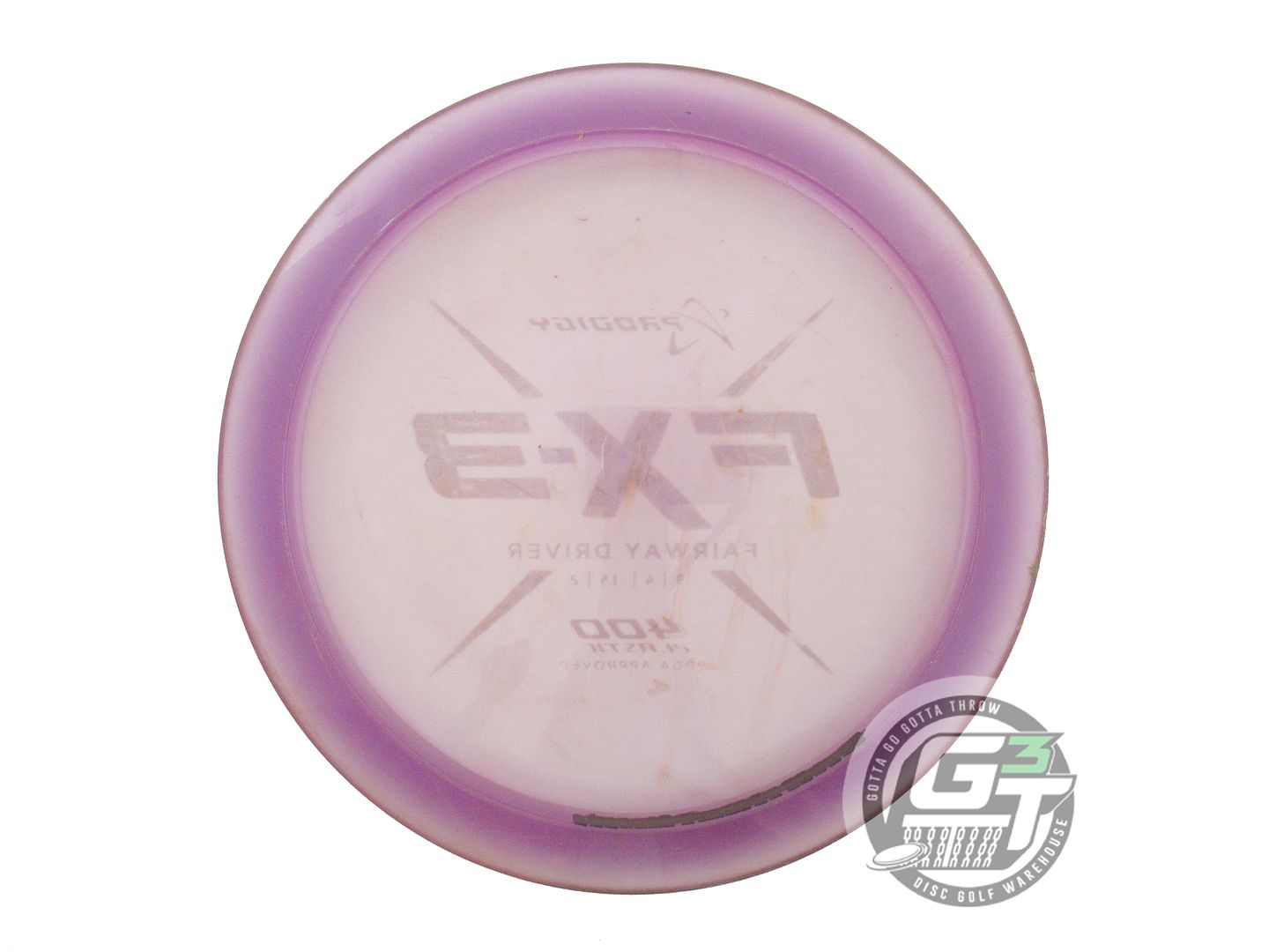 USED Prodigy Discs 400 FX3 174g Lilac Gold Shatter Fairway Driver Golf Disc