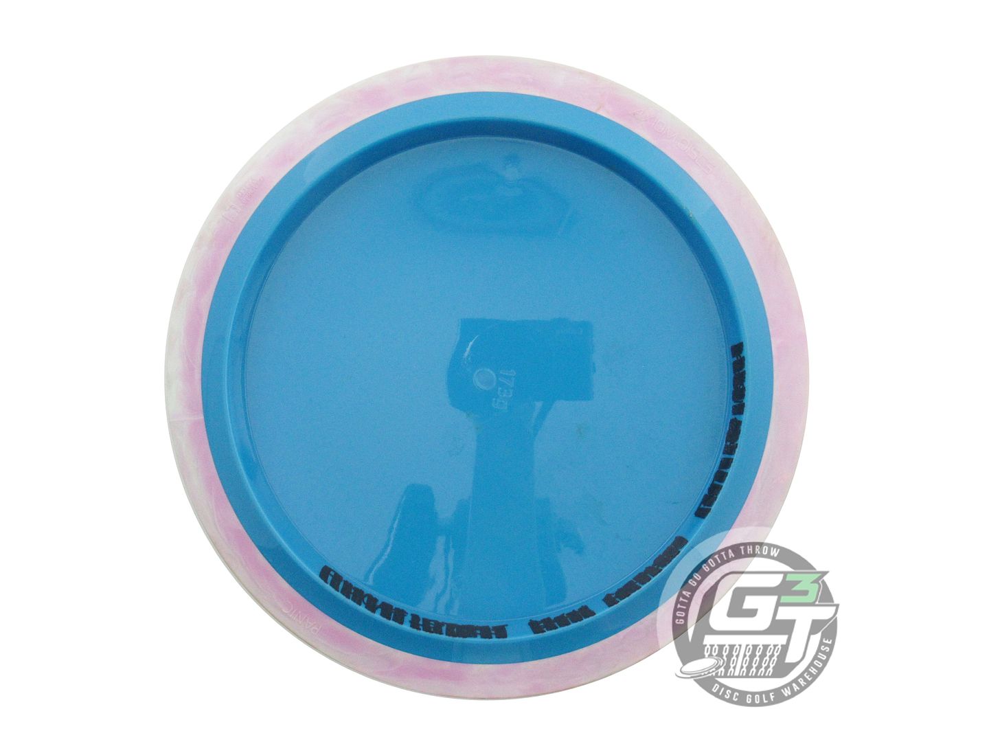 USED Axiom Discs Neutron Panic 173g Teal Pink Rim Distance Driver Golf Disc