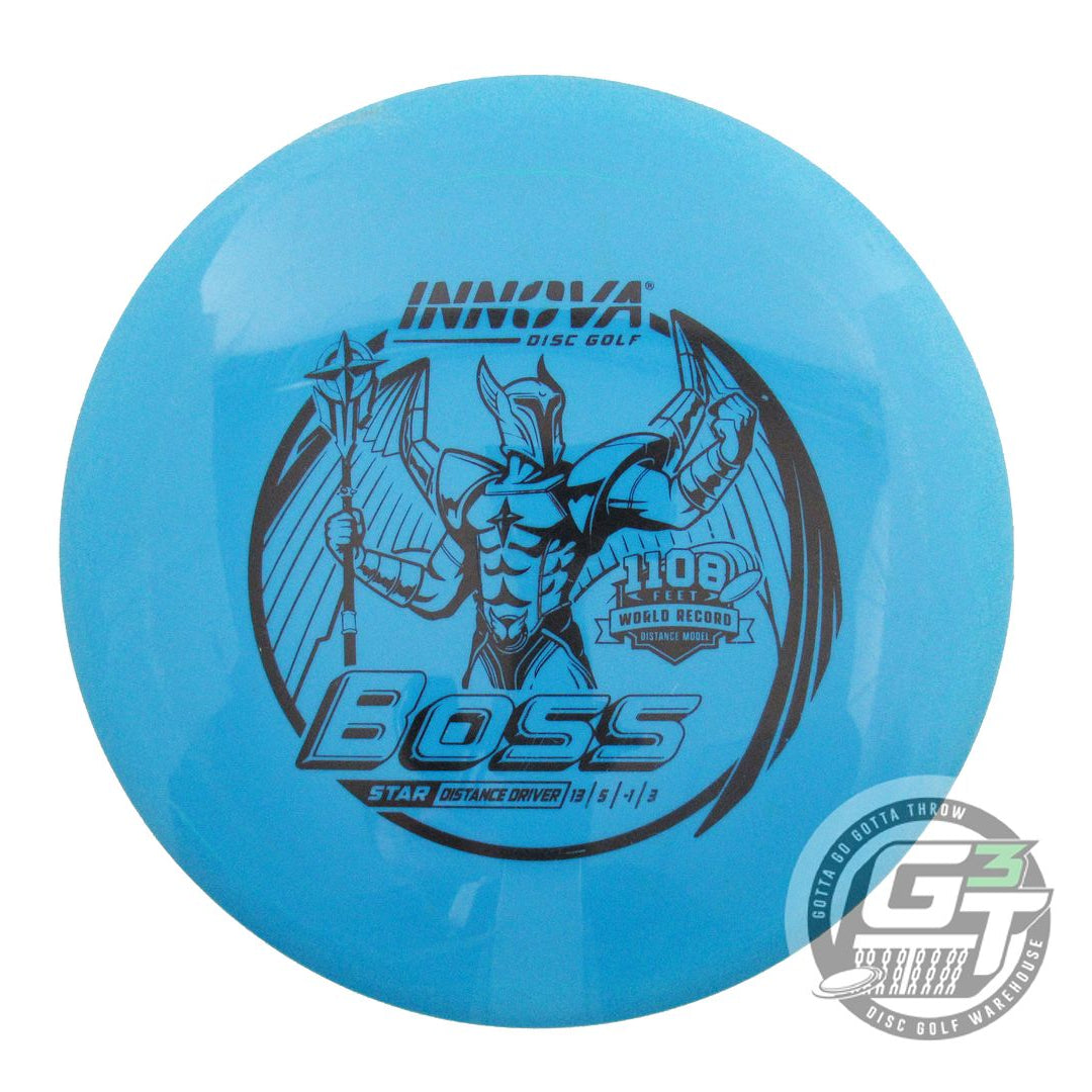 USED Innova Star Boss 171g Teal Black Stamp Distance Driver Golf Disc