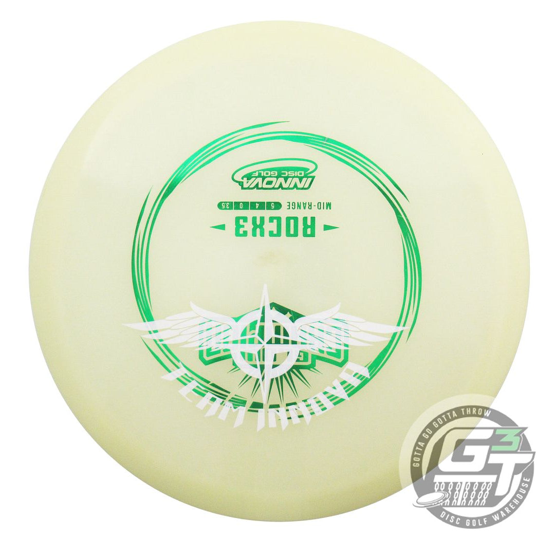 USED TEAM Innova Champion Glow RocX3 180g Green Foil Midrange Golf Disc