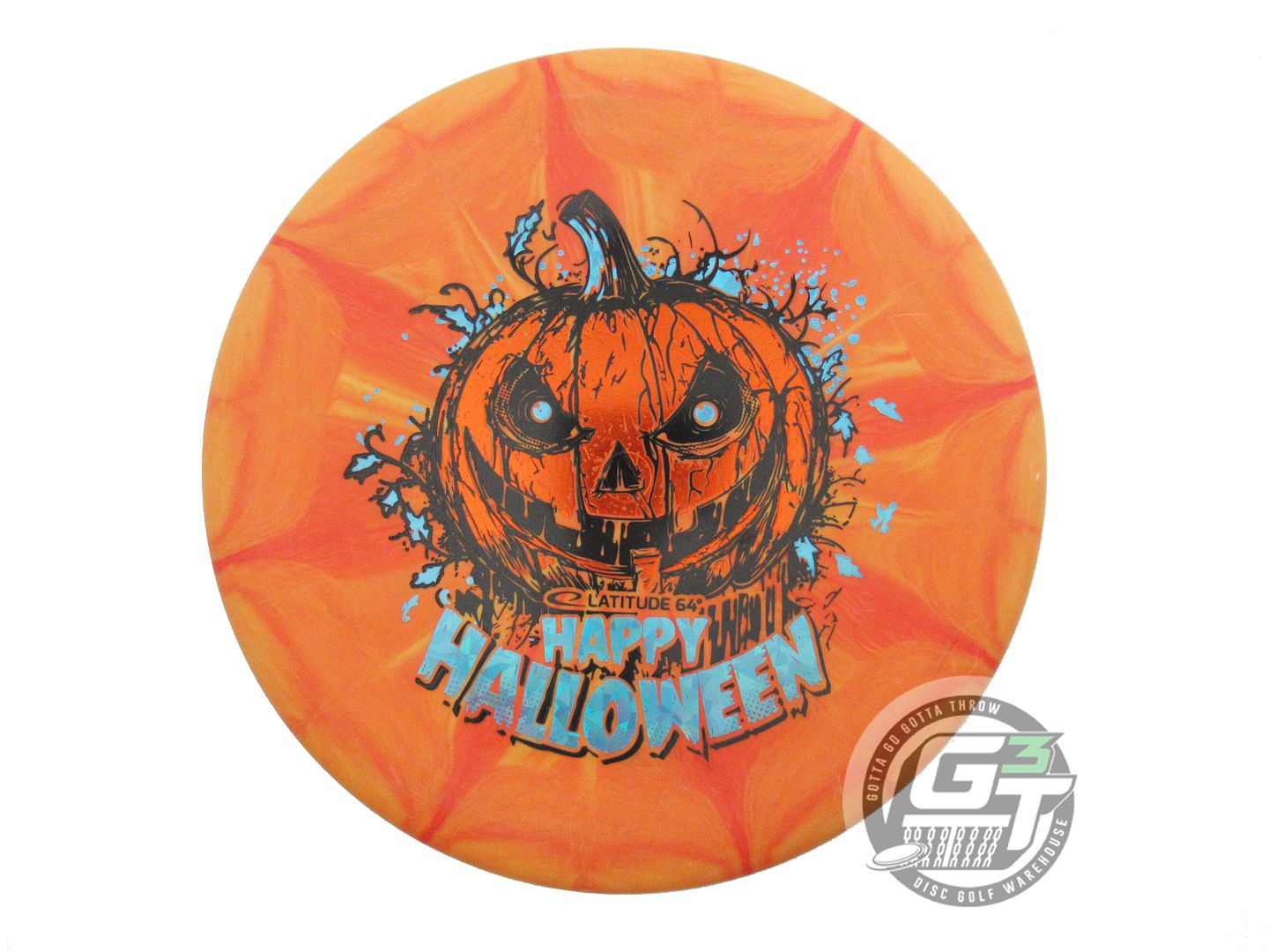 USED Latitude 64 HALLOWEEN Zero Medium Pure 173g Orange Putter Golf Disc
